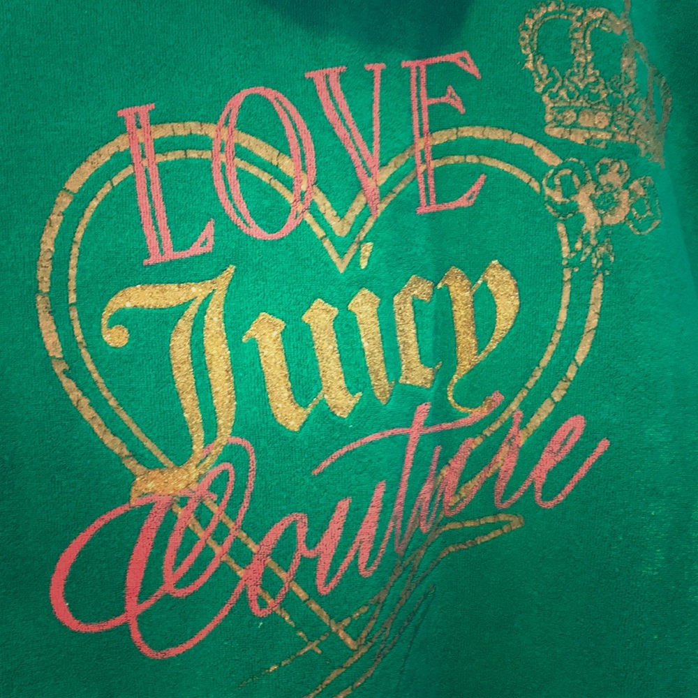 Juicy couture Green hoodie